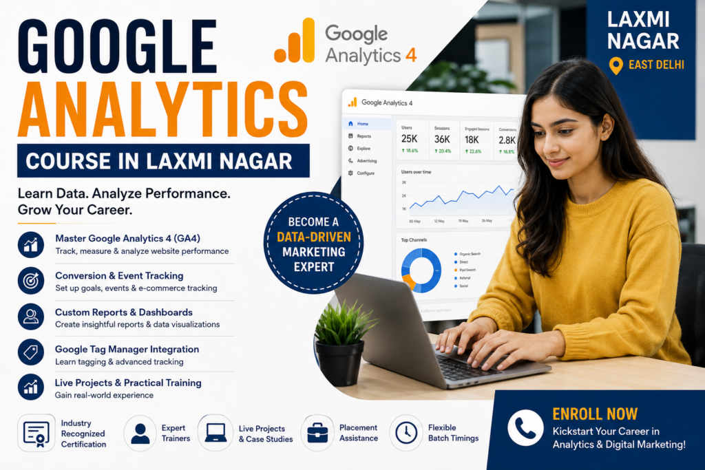 Google Analytics Course in Laxmi Nagar